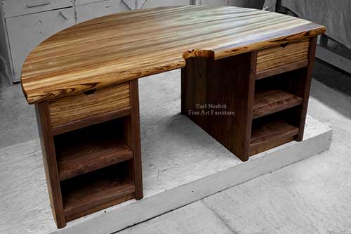similar desk with zebrawood drawers similar desk with zebrawood drawers